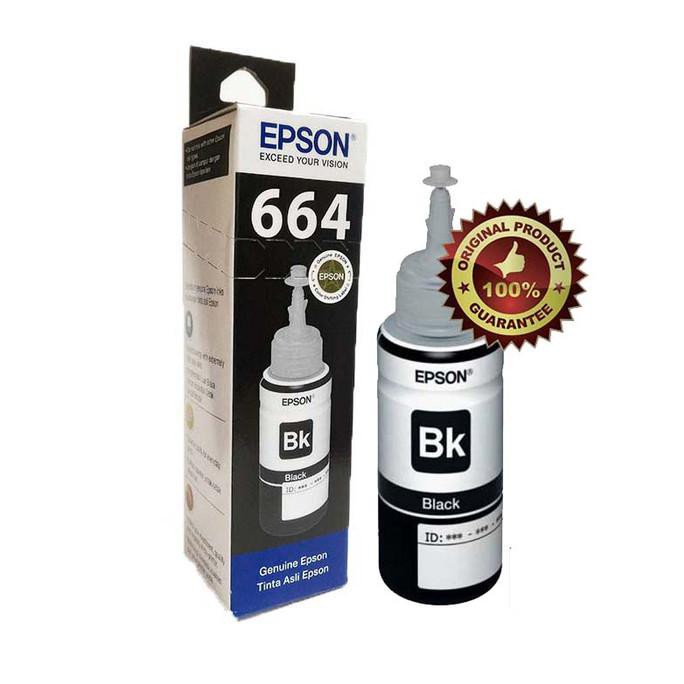 Jual Epson Tinta Botol Original 70ml T6641 Hitam Kode 002 Shopee Indonesia 9923