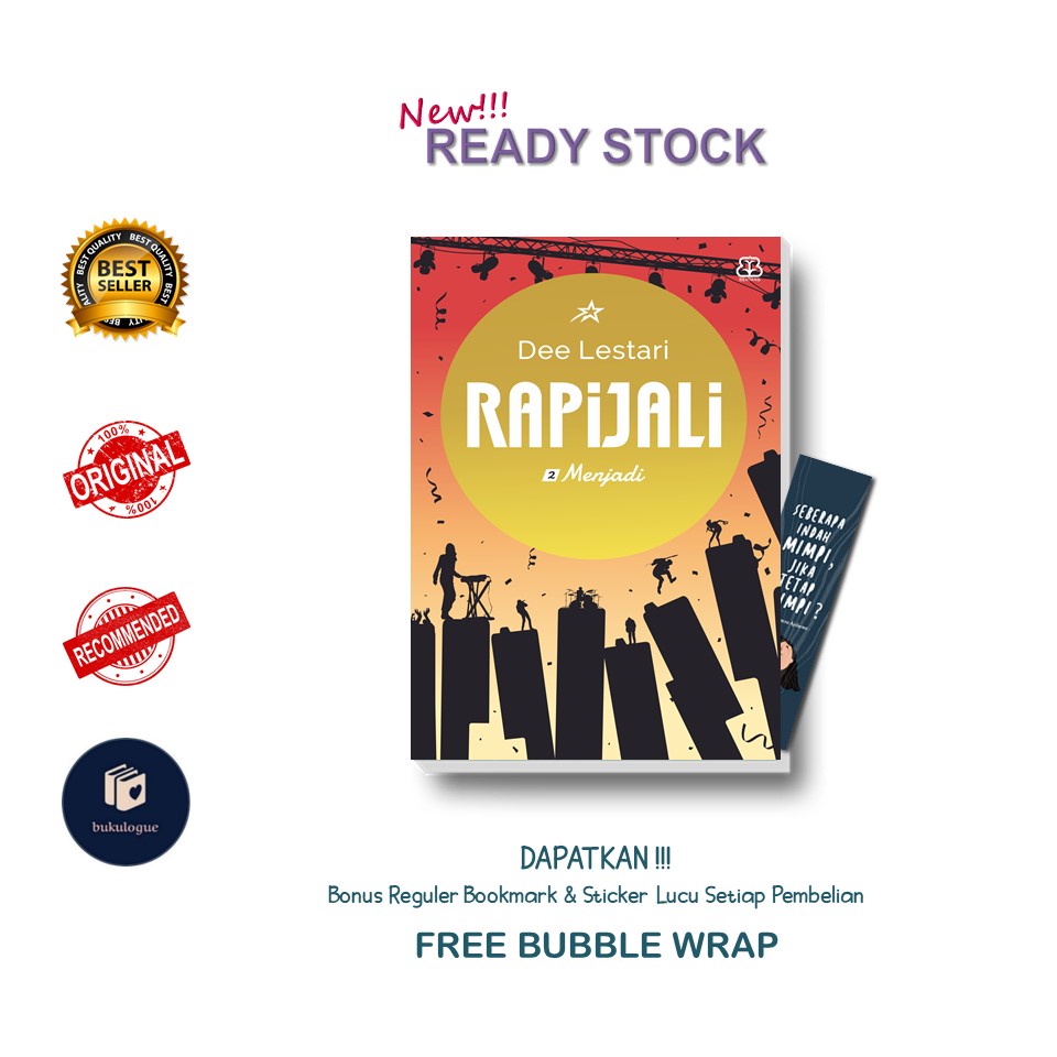 Jual New Buku Novel Rapijali Menjadi Bentang Pustaka Shopee