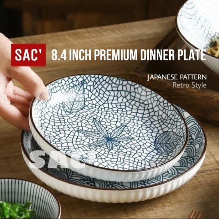 Jual misi KATSU Japanese Style Dinner Plate Porcelain Piring Makan Ala