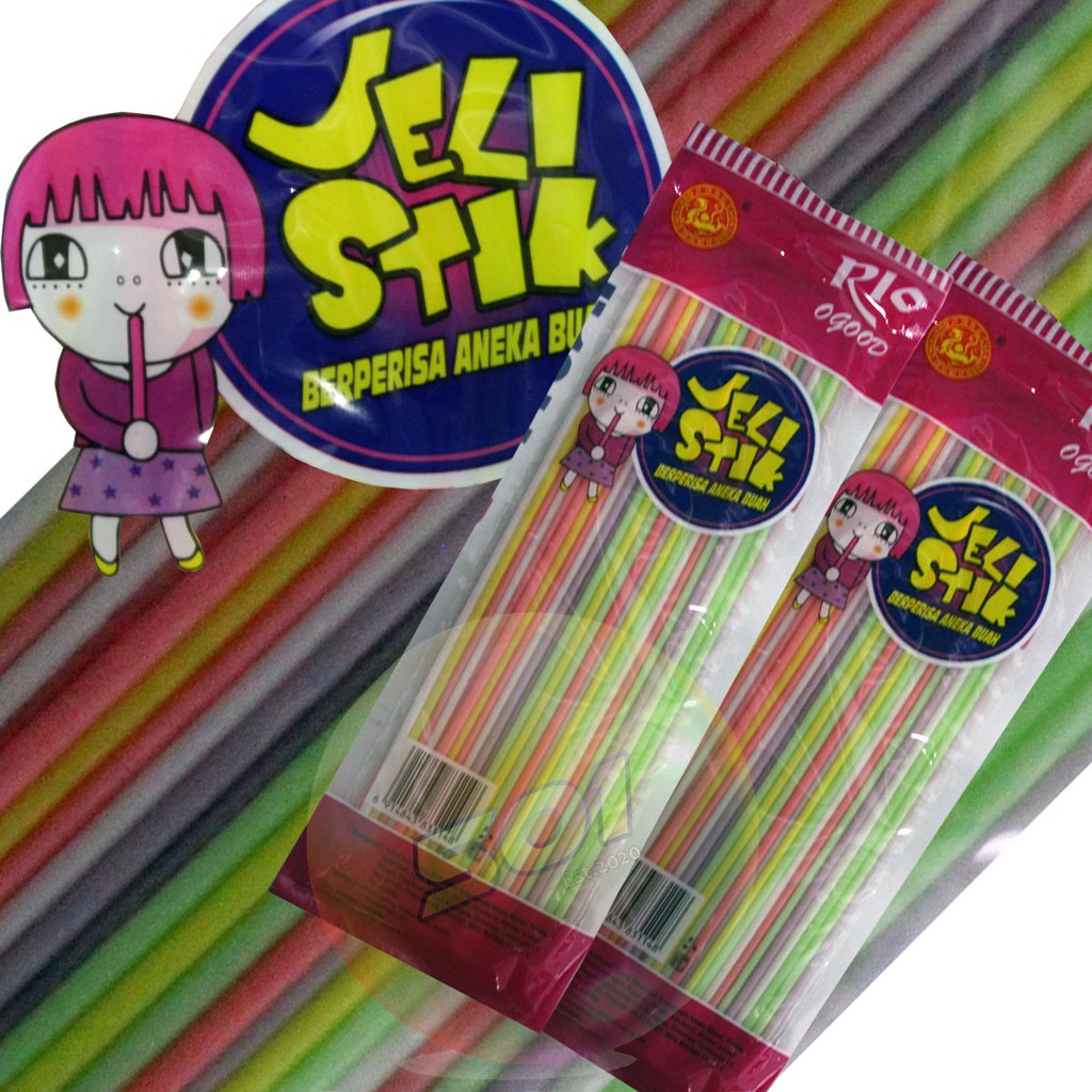 Jual Sitrun Long JellyStick Sedotan serbuk 50 pcs | Shopee Indonesia