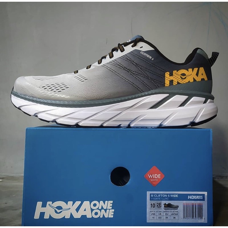 Jual Hoka One One Clifton 6 Wide 1102876 LLRC | Shopee Indonesia