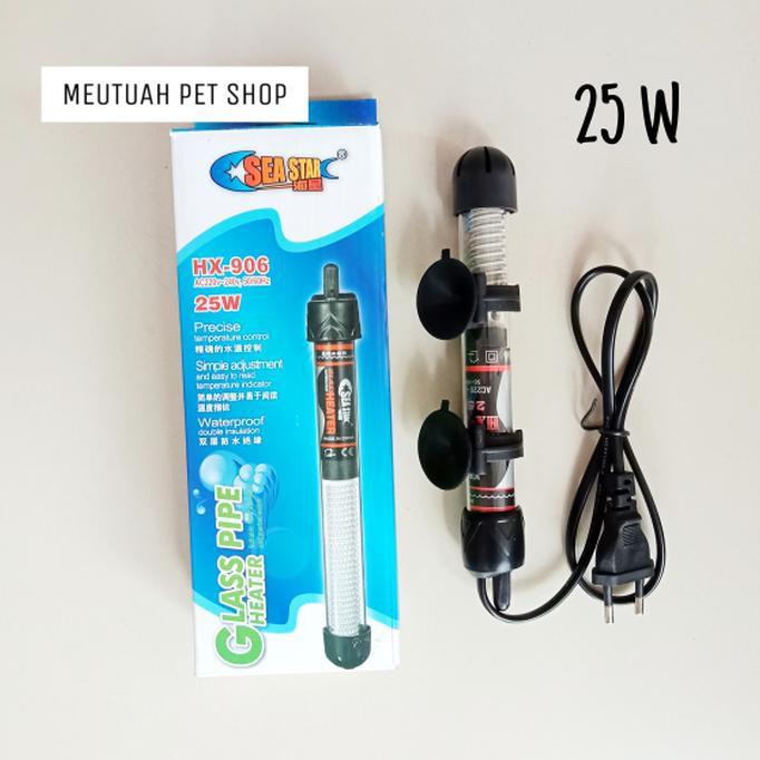 Jual PROMO MURAH Heater Aquarium / Pemanas Air Akuarium / SEA STAR HX-906  25 Watt | Shopee Indonesia