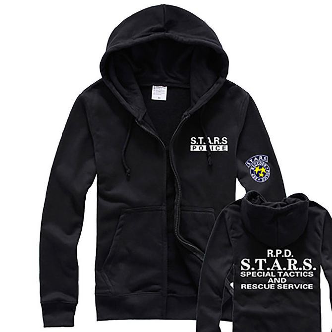 Jual Jaket Sweater Rpd Stars Resident Evil Hoodie Distro Pria Zipper ...