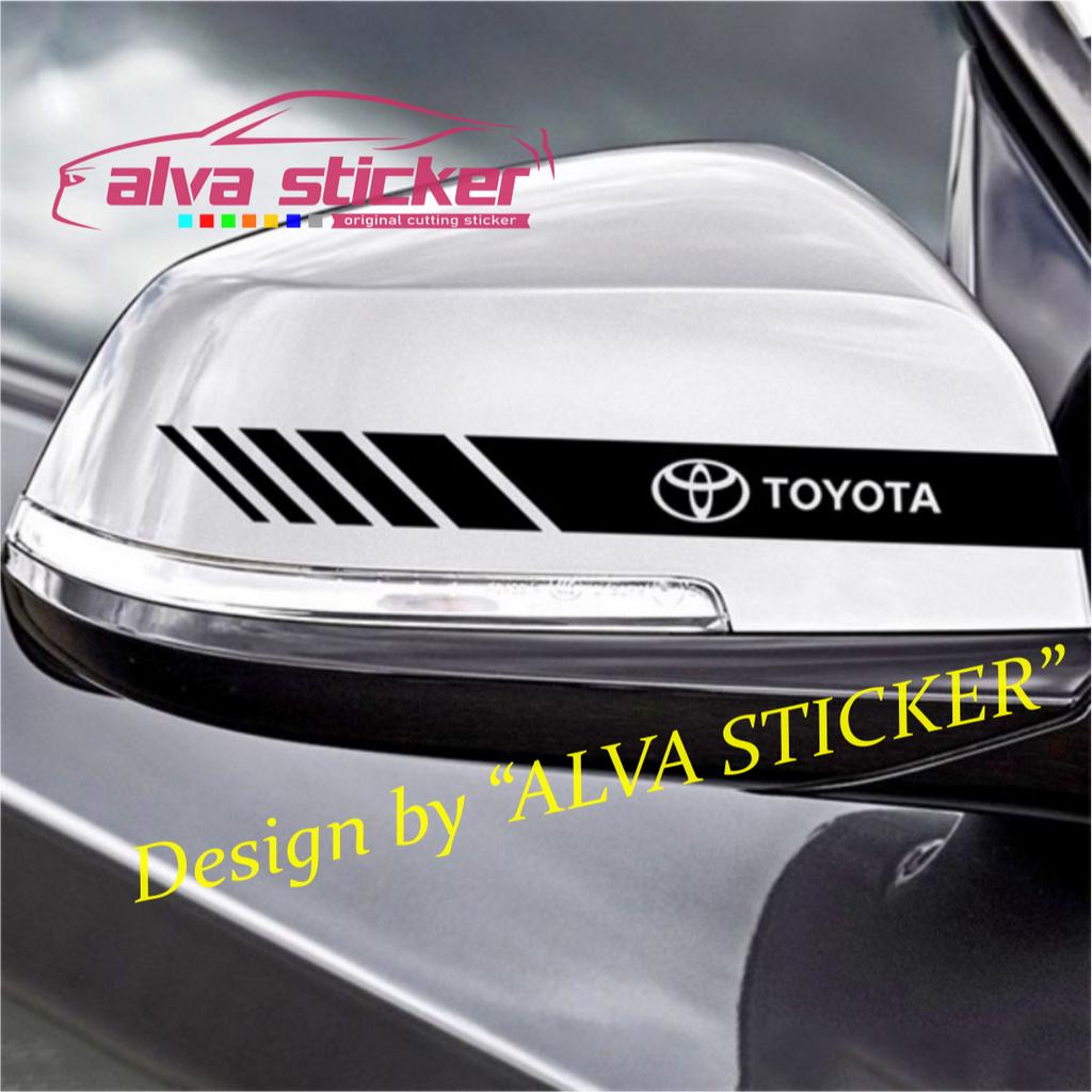 Jual sticker stiker mobil toyota all tipe die cut stiker sepasang kanan ...