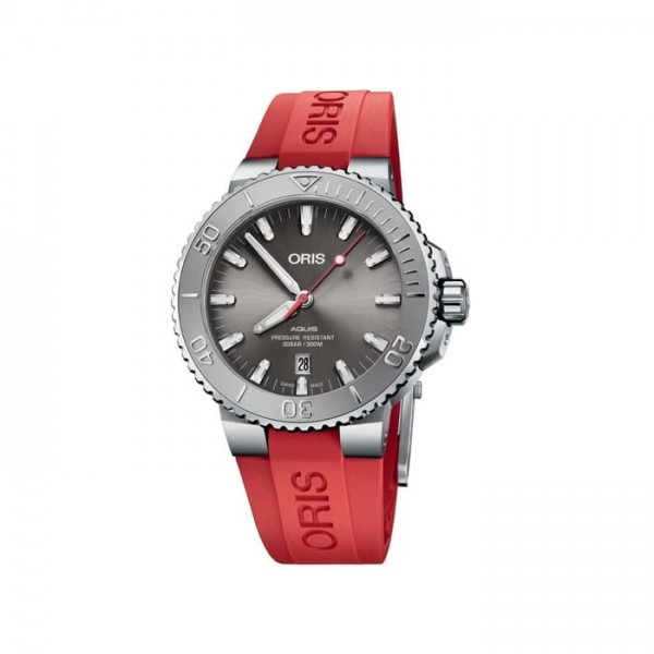 Jual Jam Tangan Pria ORIS AQUIS 733 7730 4153 RS RED Original