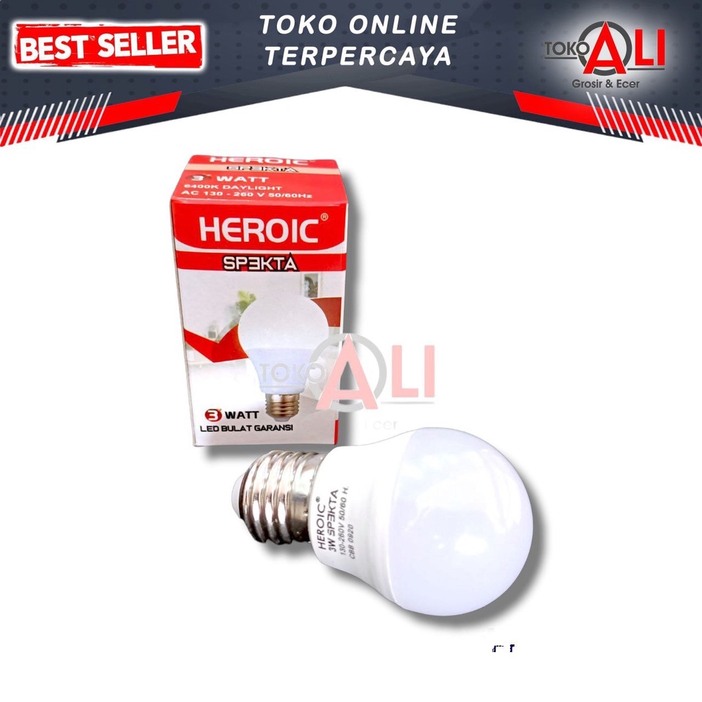 Jual Lampu led HEROIC SPEKTA | led lampu bohlam | lampu led bohlan ...