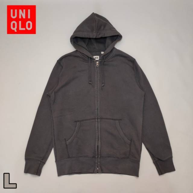 Zip Hoodie UNIQLO Original Made in China Size L