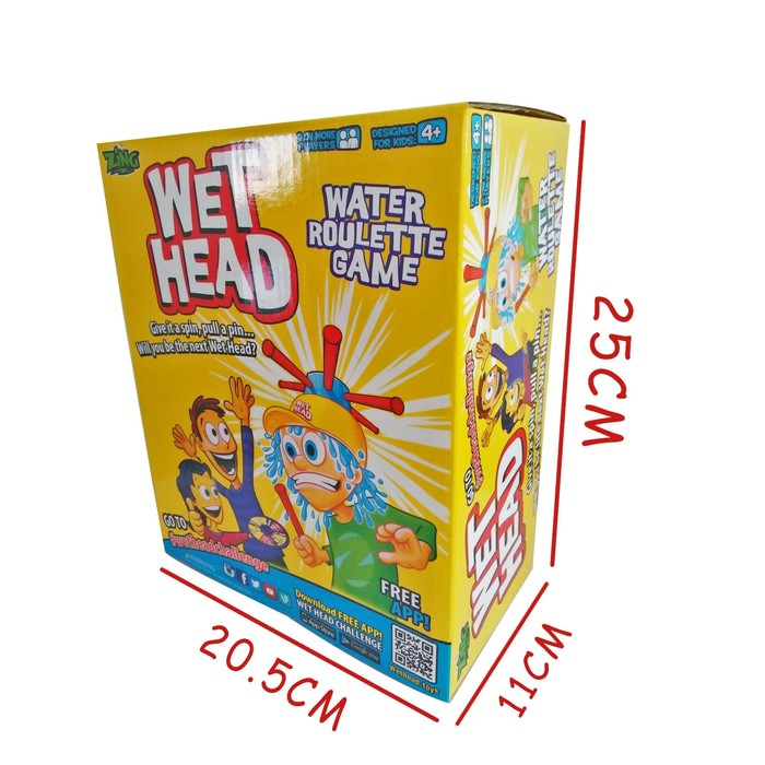 Jual Mainan Anak Helmet Water Helm Bocor Wet Head Game Running Man