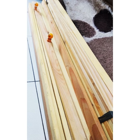 Jual stik reng list kayu jati belanda 4x100 cm sudah di pernis | Shopee ...
