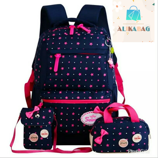 Jual ALIKA BAG - Tas Ransel Mini Wanita Korean Motif Daisy Flower