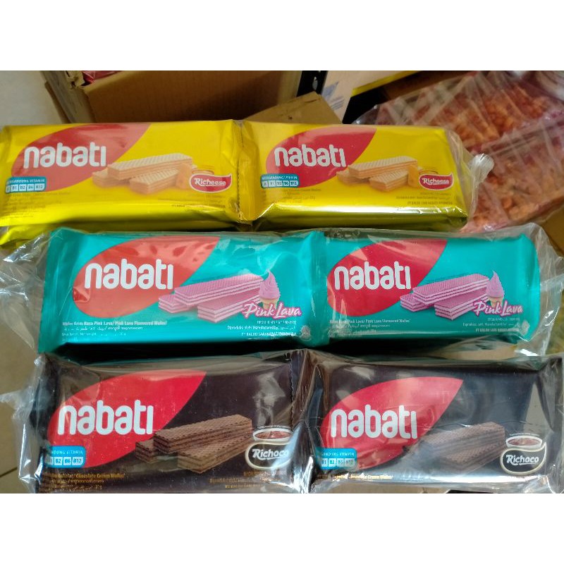 Jual NABATI WAFER kemasan renteng 20 gram | Shopee Indonesia