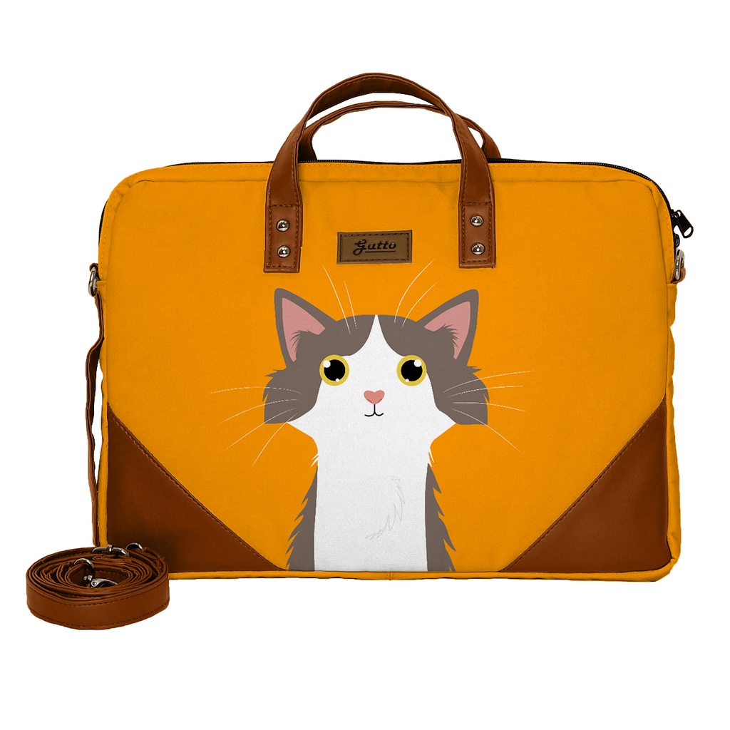 Jual Tas Laptop Motif Kucing / Tas Laptop Cantik / Tas Laptop Lucu ...