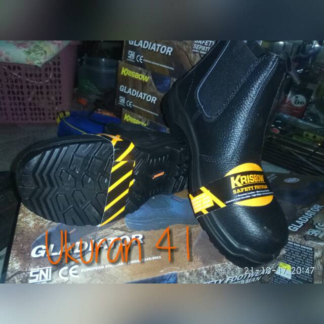 Jual Safety shoes krisbow gladiator 41 original Shopee Indonesia