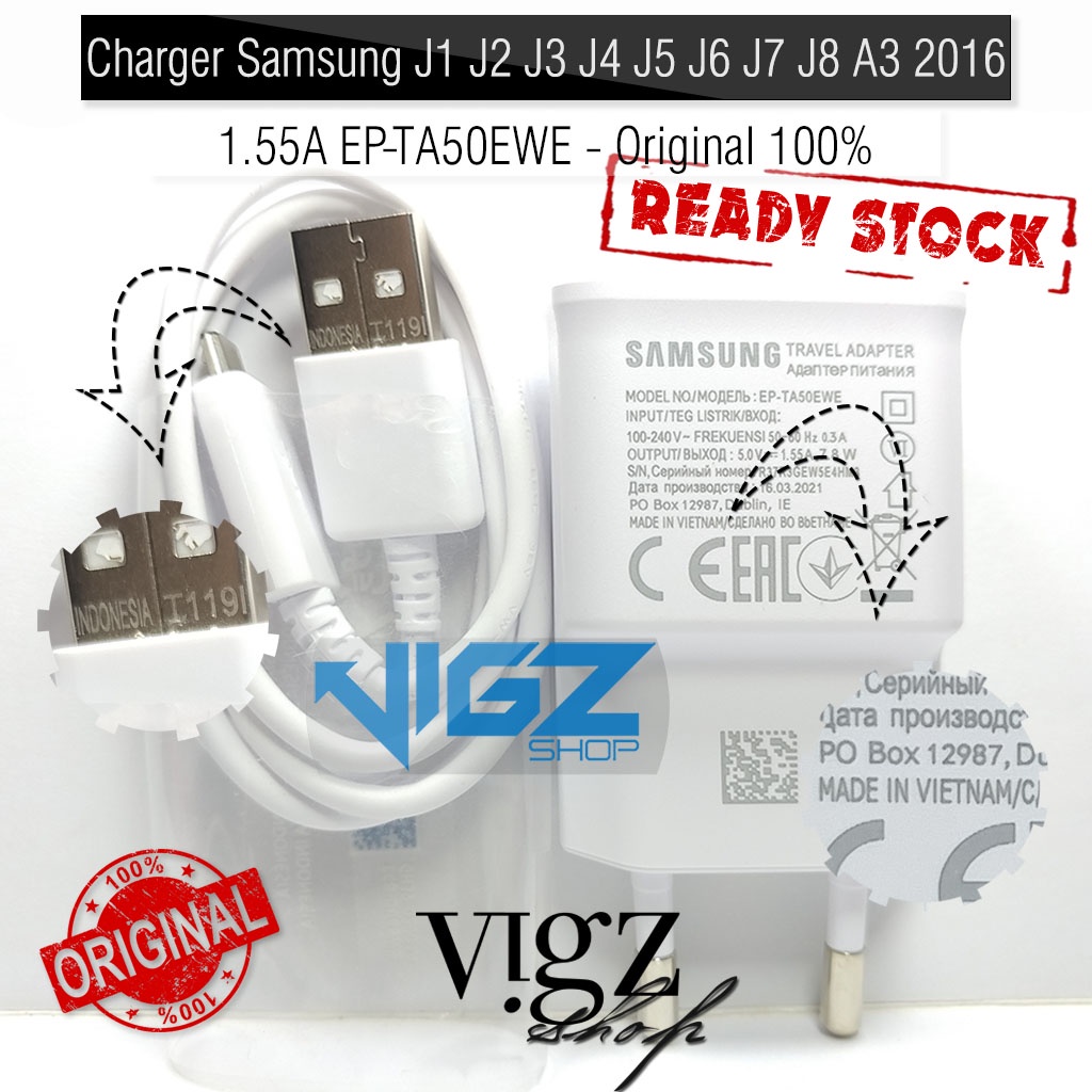 Jual Charger Samsung Galaxy Tab A 10.1 (2019) A10s J7 Prime J1 J2 J3 J4