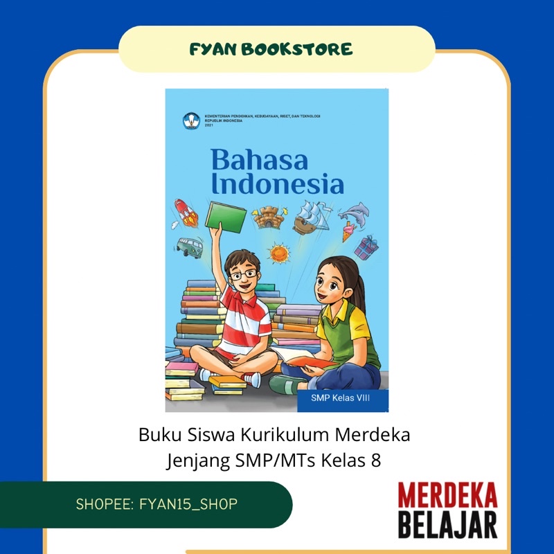 Jual Fyan Book Store: Buku Bahasa Indonesia Untuk SMP/MTs Kelas VIII ...