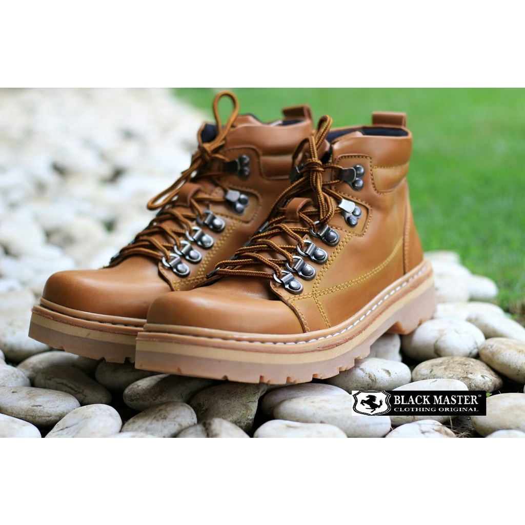 Jual Sepatu Boot Pria Sepatu Kulit Asli Berkualitas Sepatu Riding Keren ...