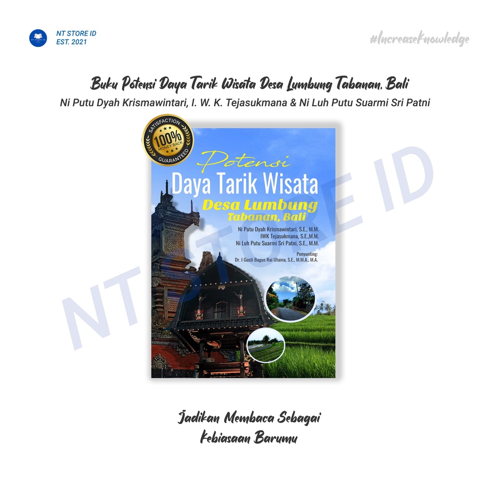 Jual Buku Potensi Daya Tarik Wisata Desa Lumbung Tabanan, Bali - Ni ...