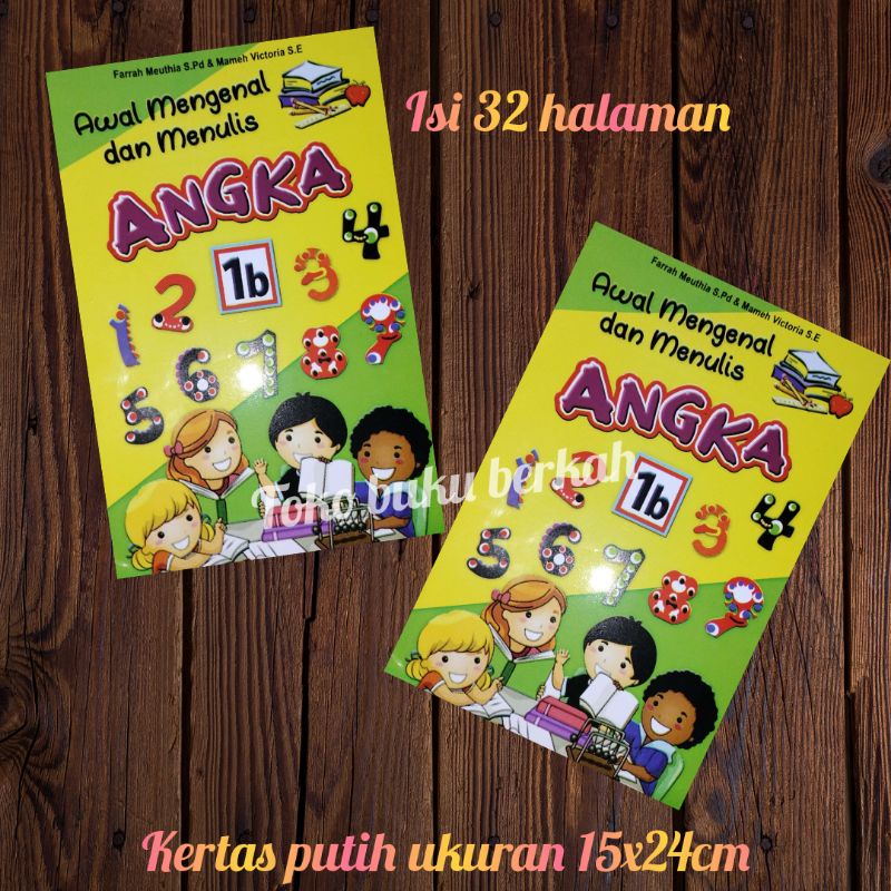 Jual Buku Awal Mengenal Dan Menulis Angka 1B (16x24cm) | Shopee Indonesia