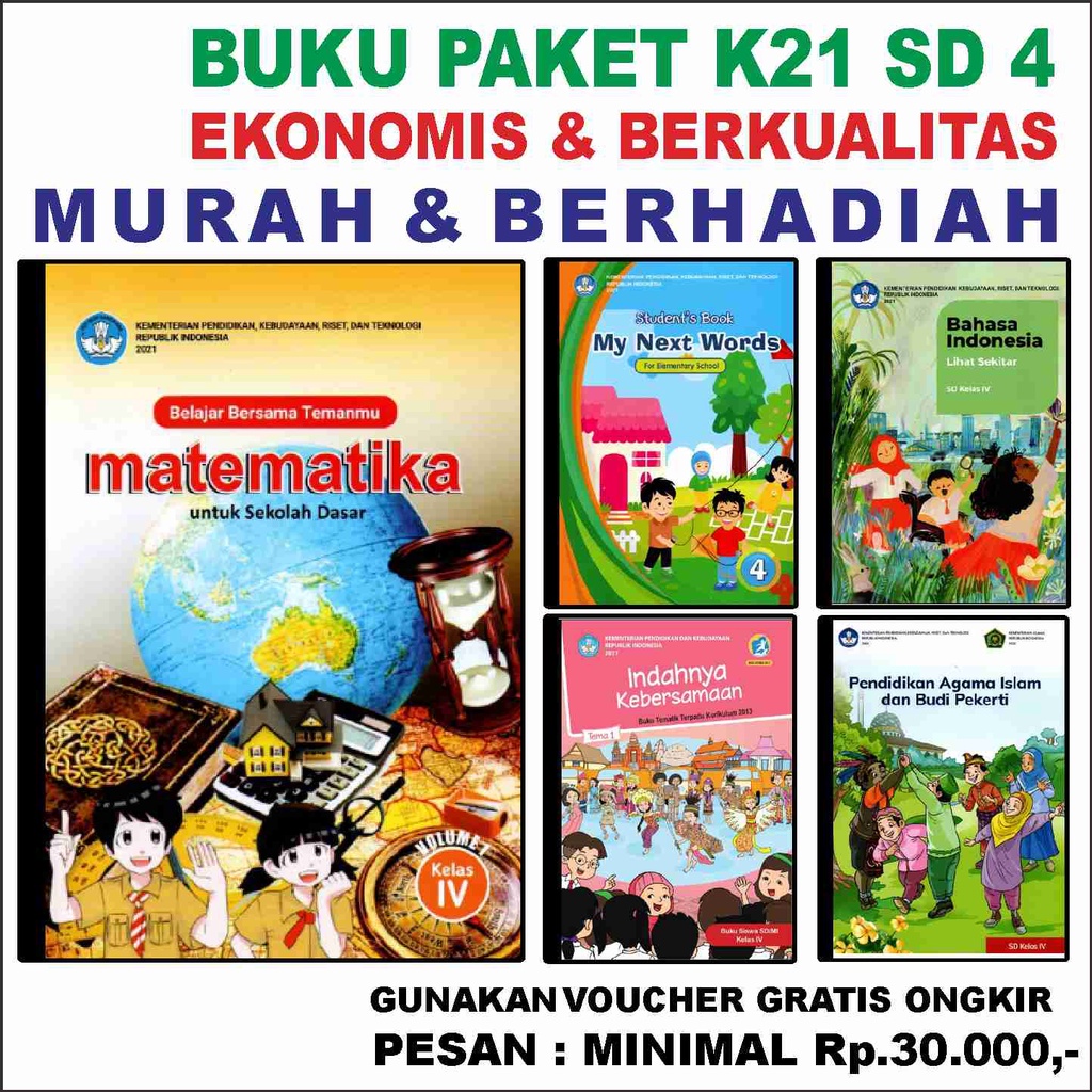 Jual Jijamev Buku Siswa PAKET KUMER SD Kelas 4 KURIKULUM MERDEKA ...