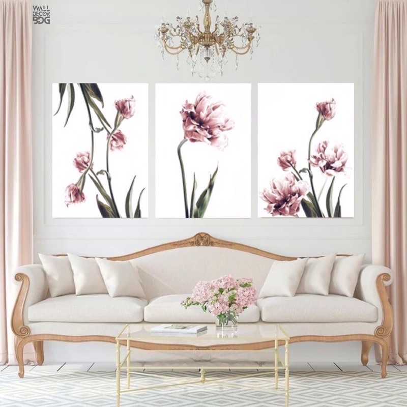 Jual Hiasan Dinding Bunga Walldecor Flower Dekorasi Ruang Tamu | Shopee ...