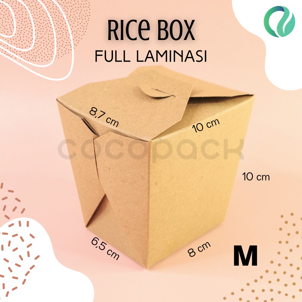 Jual Rice Box Kotak Nasi Food Pail M Pcs Shopee Indonesia