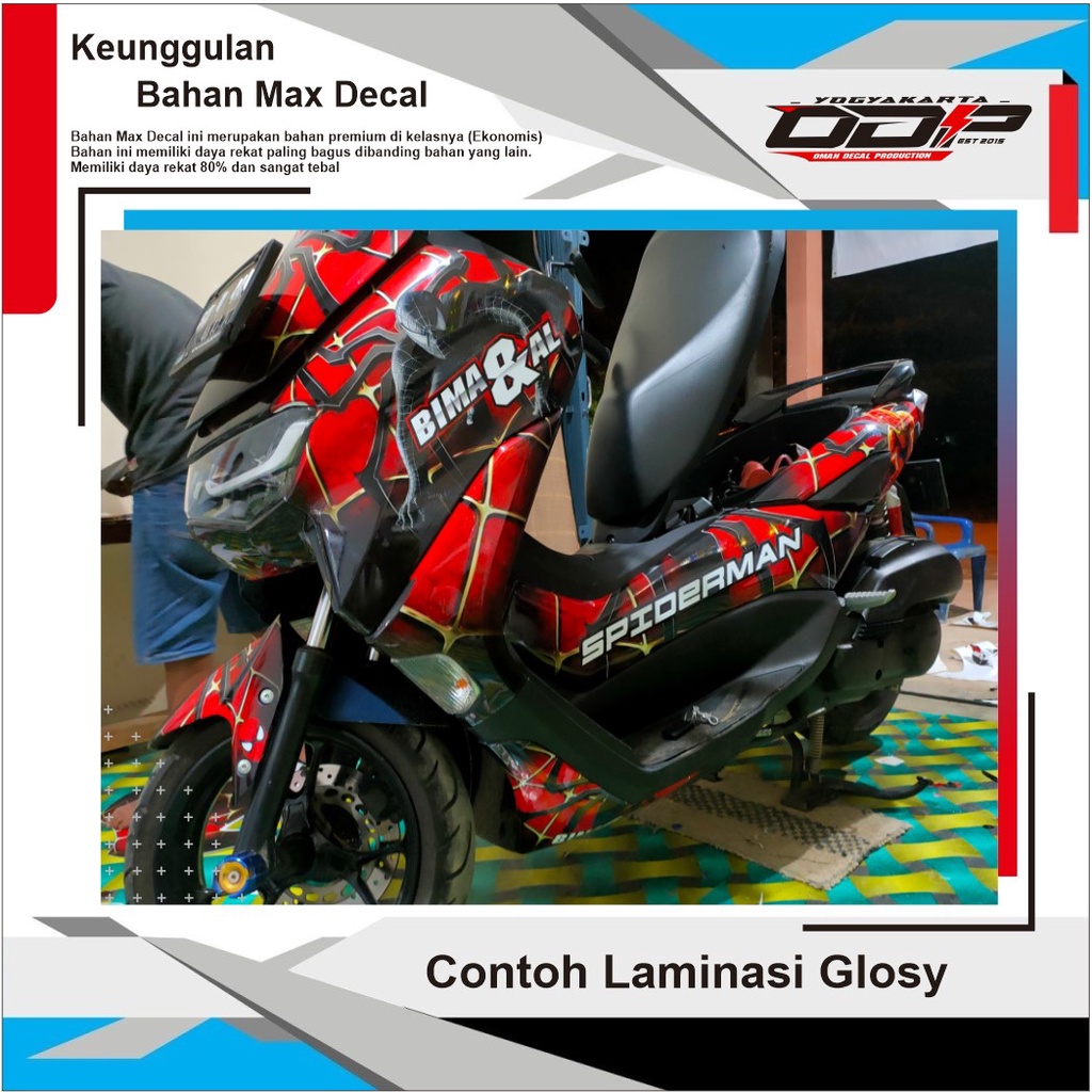 Jual Decal Fino 125 grande full body dekal stiker yamaha FINO sticker ...