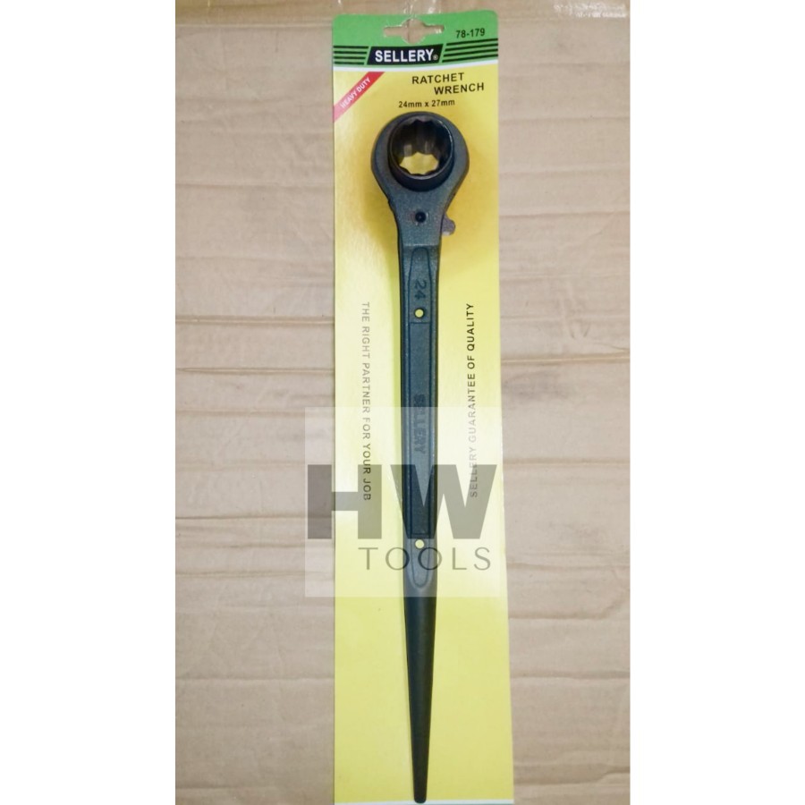 Jual KUNCI RING SCAFOLDING 24 x 27 MM DOUBLE SOCKET RATCHET SELLERY 78 ...