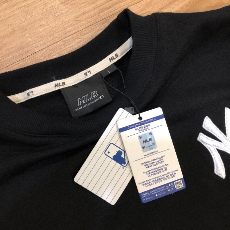 MLB NY crewneck original / sweatshirt / atasan pria