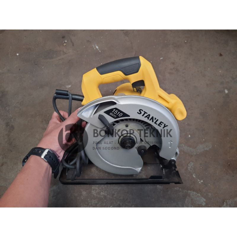 Jual Mesin Potong Kayu Circular Saw Inch Stanley Stel Shopee Indonesia