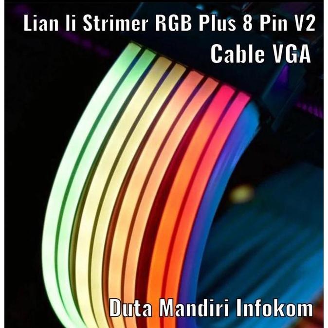 Jual Lian Li Strimer Plus V2 Rgb 8 Pin Vga Extension Cable | Shopee ...