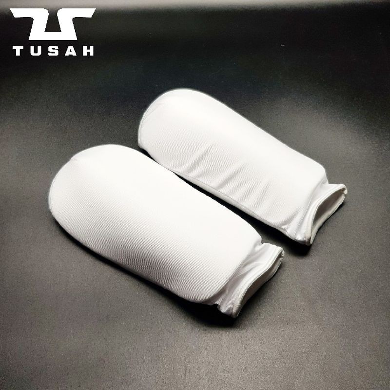 thumbnail image 2 of Tusah WTF Approved Taekwondo Forearm Protectors – White, Unisex Adult 2 of 5
