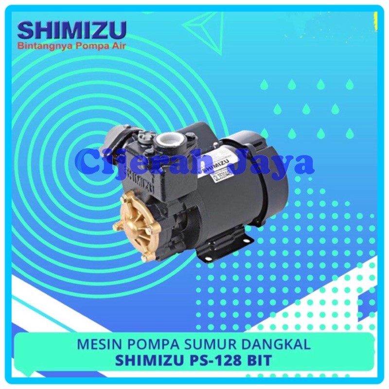 Jual SHIMIZU PS 128 BIT ORIGINAL POMPA AIR SHIMIZU PS128BIT / POMPA AIR ...