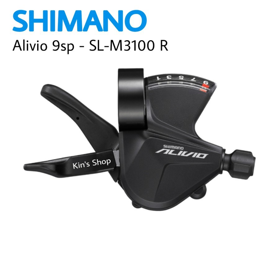 Jual Shifter Shimano Alivio M3100 9 speed kanan | Shopee Indonesia