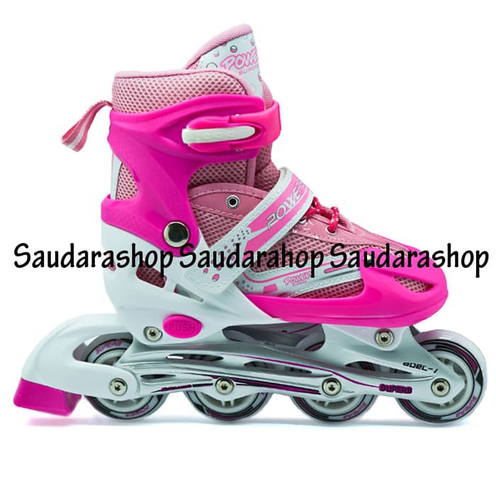 Jual Sepatu Roda / Sepatu Roda Inline /Sepatu Roda Power Super Pink ...