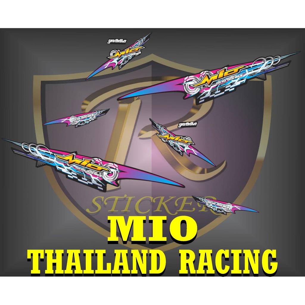 Jual stiker striping mio sporty mio smile thailand racing | Shopee ...