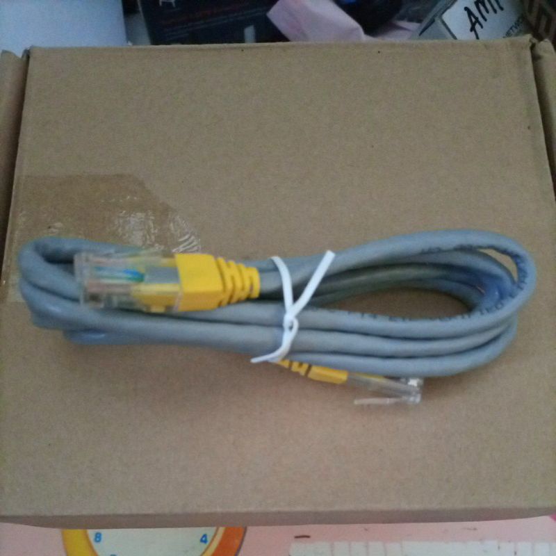 Jual Kabel LAN UTP Cat5e Original Pabrikan 1.5 Meter Support POE Untuk ...