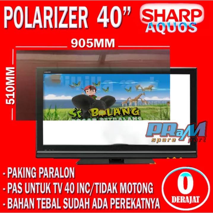 Jual Polariser Lcd TV SHARP 40 inch - polarizer TV SHARP 40 inch luar ...