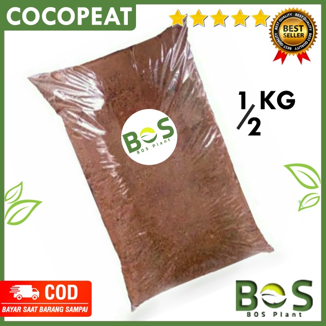 Bosplant - Cocopeat/Cocopit media tanam 1/2 KG [TERLARIS]