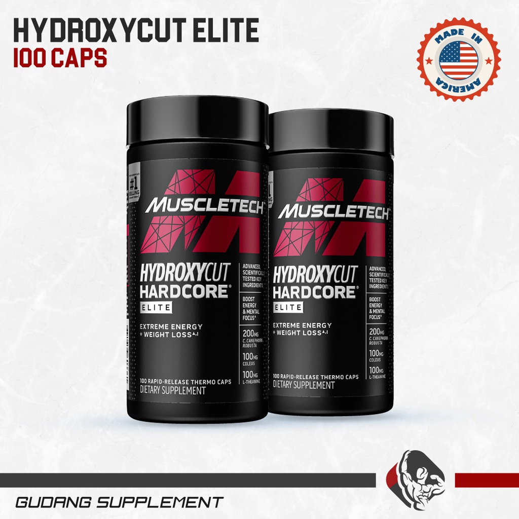 Jual Muscletech Hydroxycut Elite 100 Caps Fat burner Gudang Supplemen
