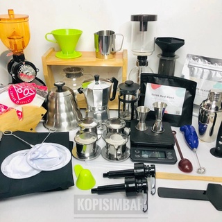 Jual Paket Hemat Usaha Kedai Premium Mesin Alat Seduh Pembuat Kopi Manualbrew Coffee Maker Cafe