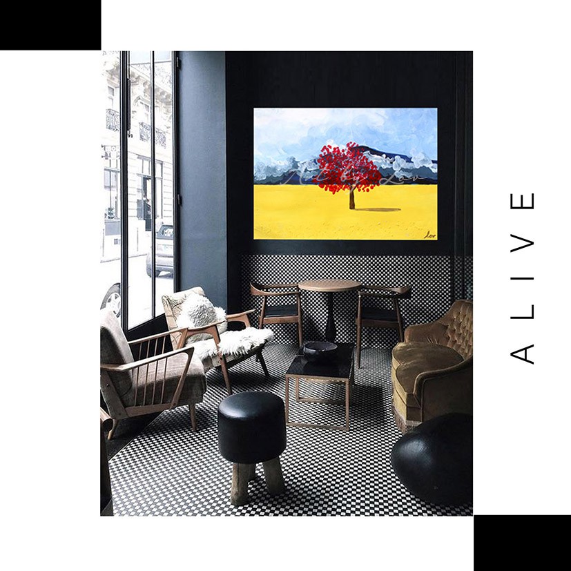 Jual Dekorasi Dinding / Poster / Lukisan Abstrak / Lukisan Dinding