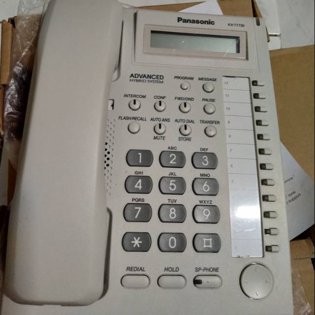 Jual Telephone Panasonic KX-T7730X WHITE/BLANCO | Shopee Indonesia