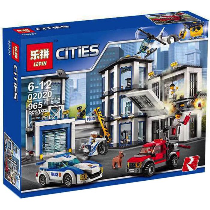 Police Station Lepin 02020 City Police Lego compatible