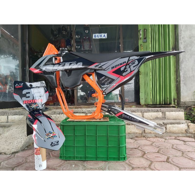 Jual Rangka Plus Body Ktm Model Ktm Pnp Mesin Request Shopee Indonesia