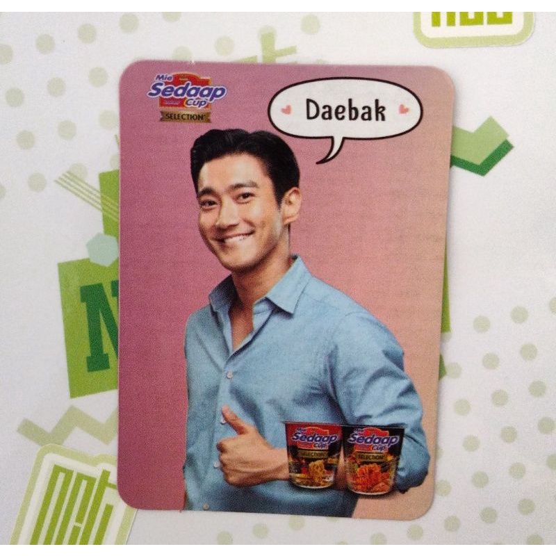 Jual Photocard Siwon Mie Sedap Shopee Indonesia 