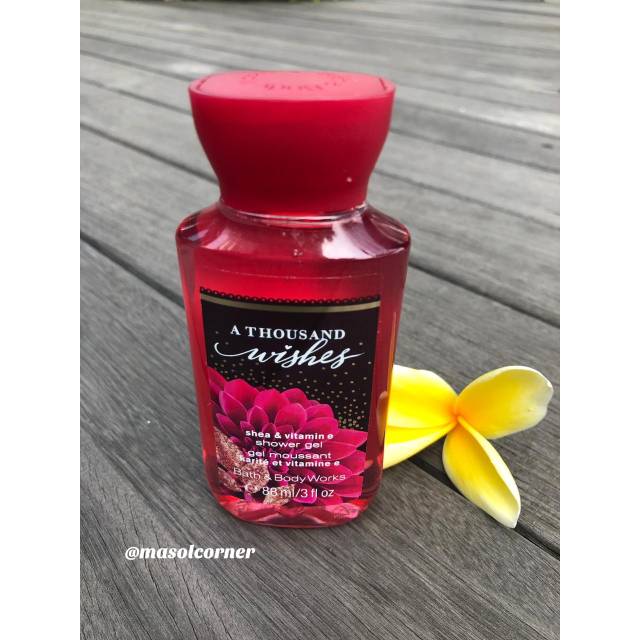 Jual Bath And Body Works " A Thousand Wishes " Body Wash 88 Ml | Shopee ...