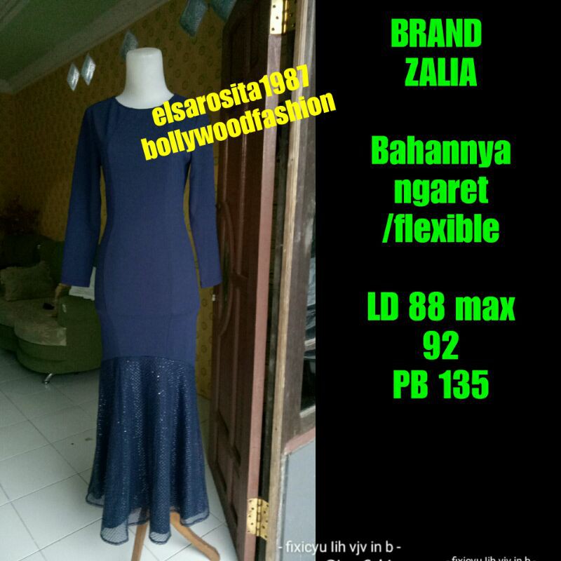 Jual ZALIA SEQUIN PIECED MERMAID DRESS | Shopee Indonesia