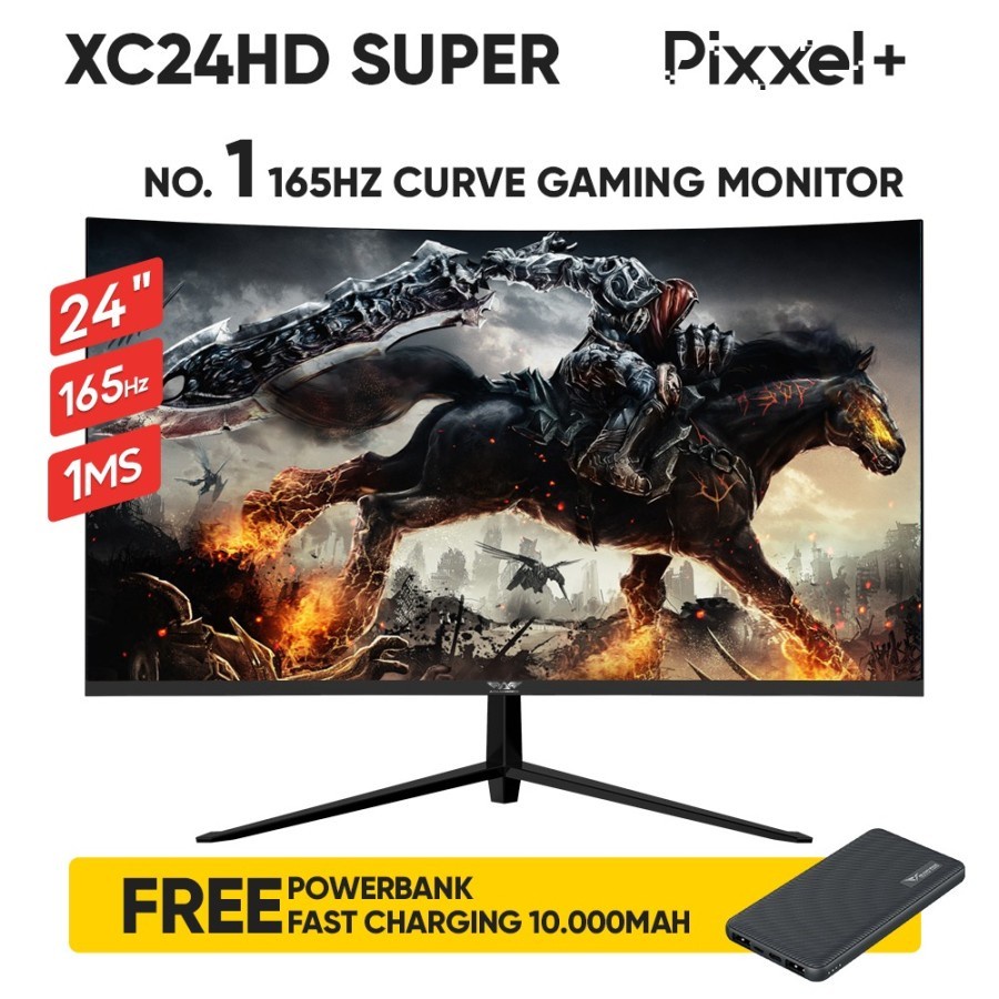 Jual Armaggeddon Xtreme XC24HD Super Curve 24" 165Hz 1ms Gaming