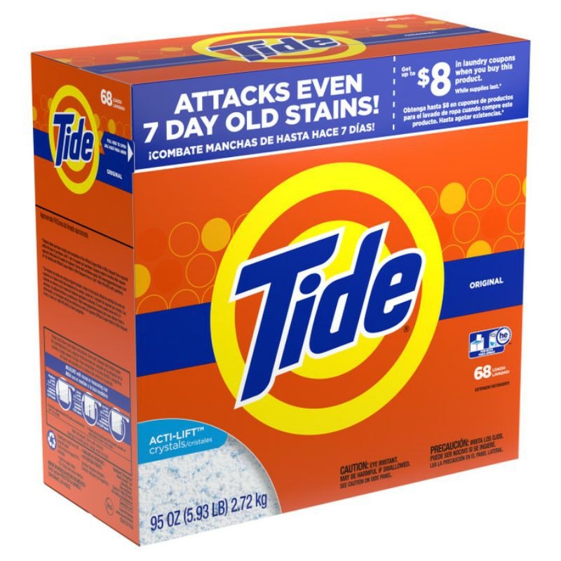 Jual Tide Detergent Powder Original Scent 2720g | Shopee Indonesia