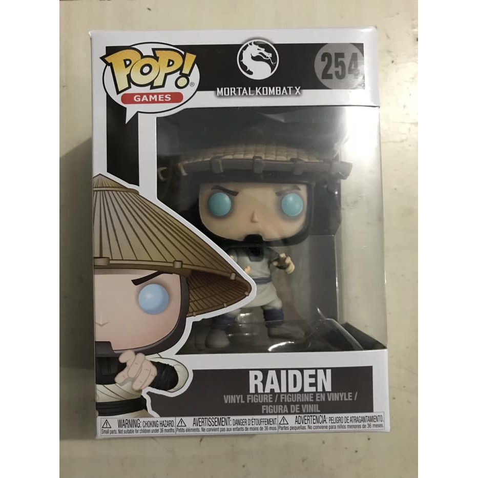 Funko Pop! Mortal Kombat – Raiden Figura De Vinilo Coleccionable De 9 Cm